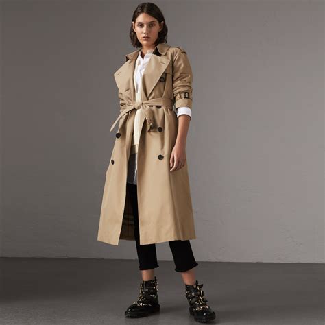 burberry long shearling trench coat|burberry extra long trench coat.